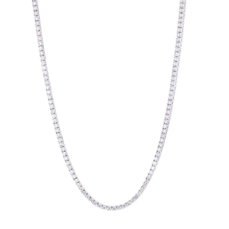 Fashion Jewelry Necklaces for Women-11.06 ctw Diamond Eternity Necklace