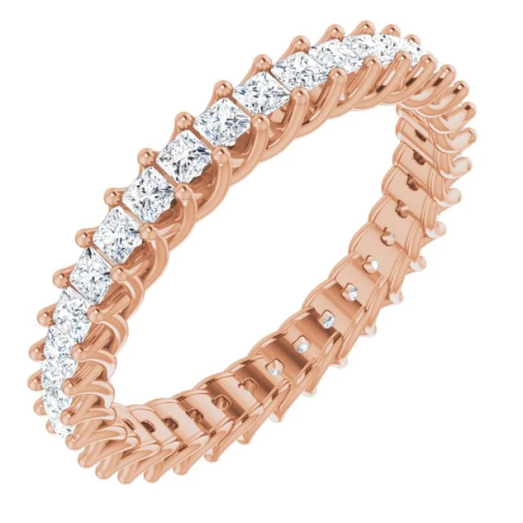 HealingRings-14K Rose 1 1/6 CTW Diamond Eternity Band