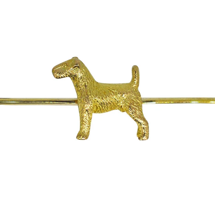 Brooch with opal-Dog Bar Brooch