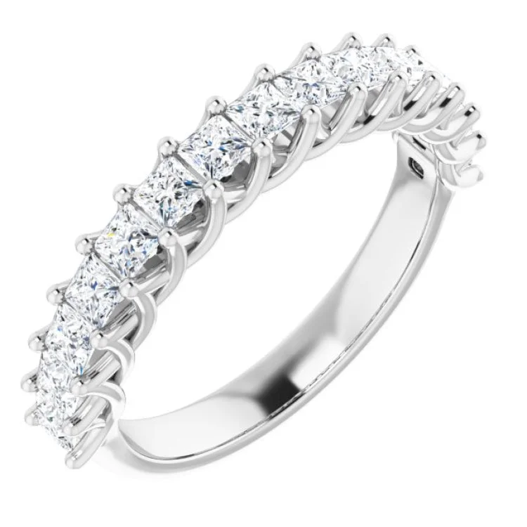 MemoryRings-Platinum 1 CTW Natural Diamond Anniversary Band