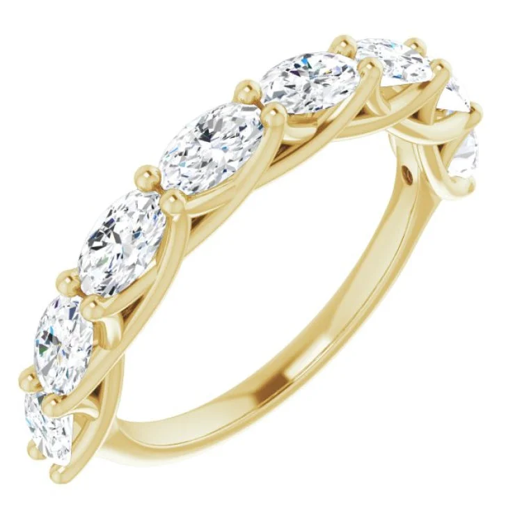 StatementRings-14K Yellow 2 CTW Natural Diamond Anniversary Band