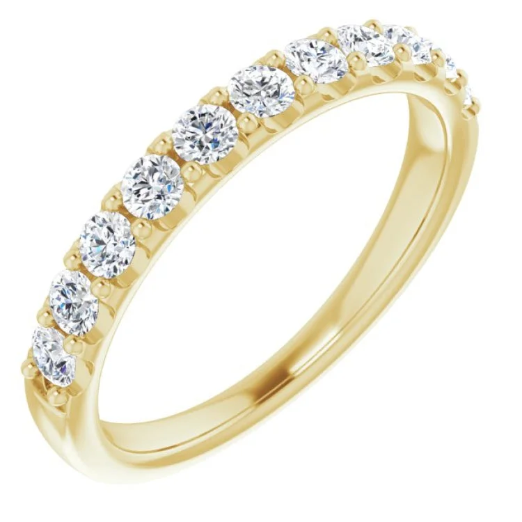 DesertRings-14K Yellow 1/2 CTW Natural Diamond Anniversary Band