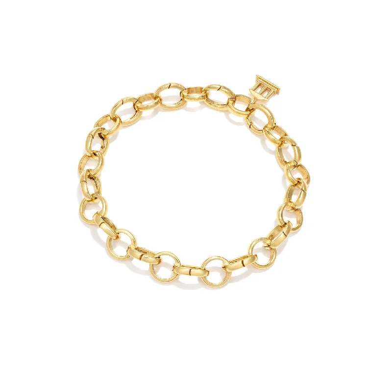 ReligiousBracelets-18K Temple Charm Bracelet