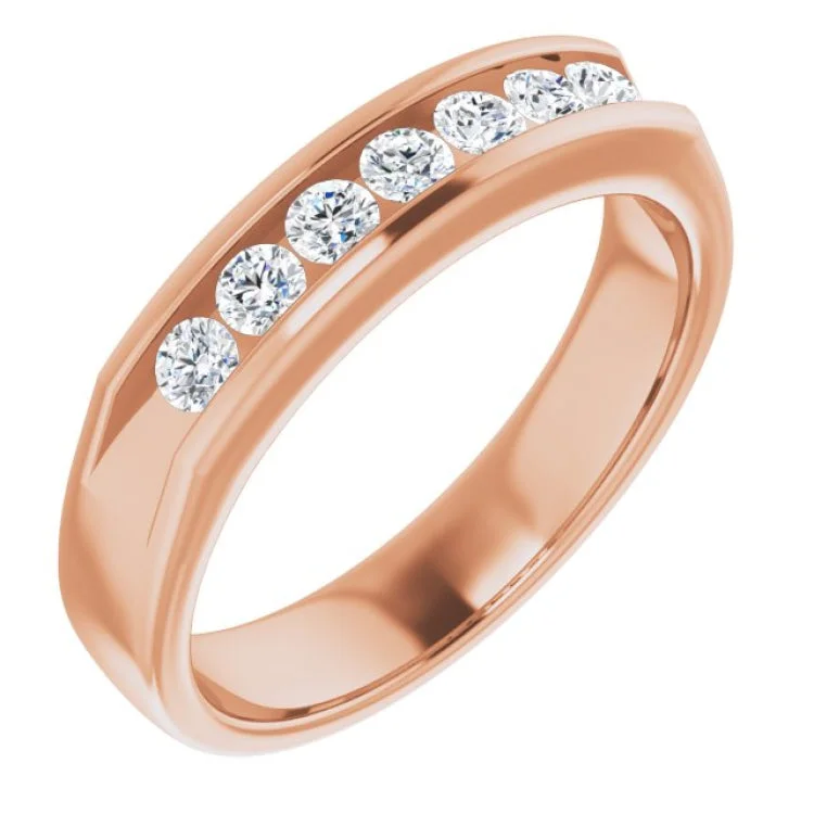 HarmonyRings-14K Rose 1/2 CTW Natural Diamond Ring