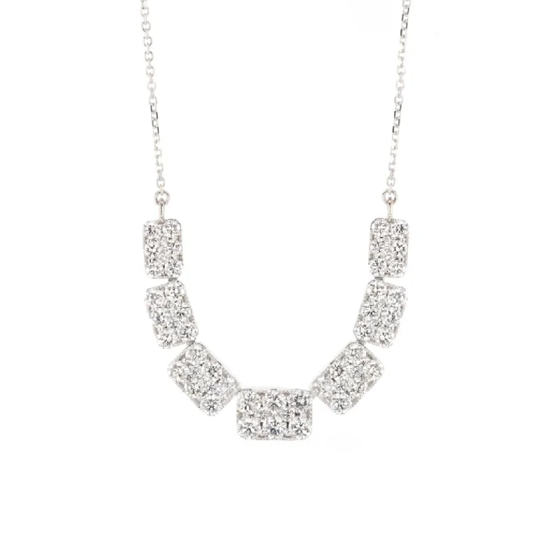 Statement Necklaces for Events-18.5" 2.54 ctw Diamond Necklace | M10271769