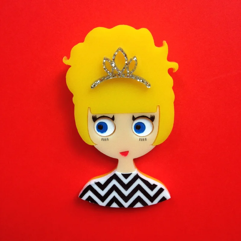 Luxury brooch-LAURA Acrylic Brooch. Yes, it's happening again!