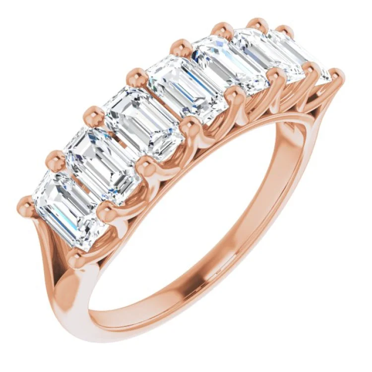 MultiStoneRings-14K Rose 2 1/2 CTW Natural Diamond Anniversary Band