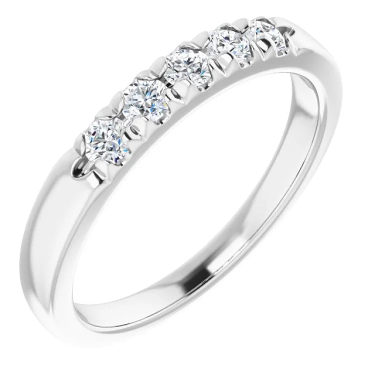 CompassRings-Platinum 1/3 CTW Natural Diamond Anniversary Band