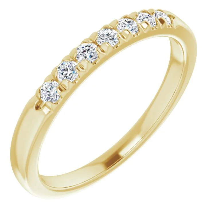 TravelRings-14K Yellow 1/5 CTW Natural Diamond Anniversary Band