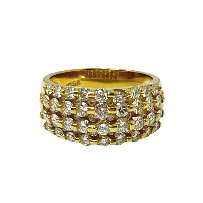 GrandmotherRings-Harko 18K Gold and Diamond Band