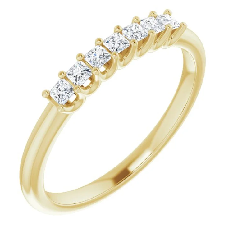 ChakraRings-14K Yellow 1/4 CTW Natural Diamond Anniversary Band