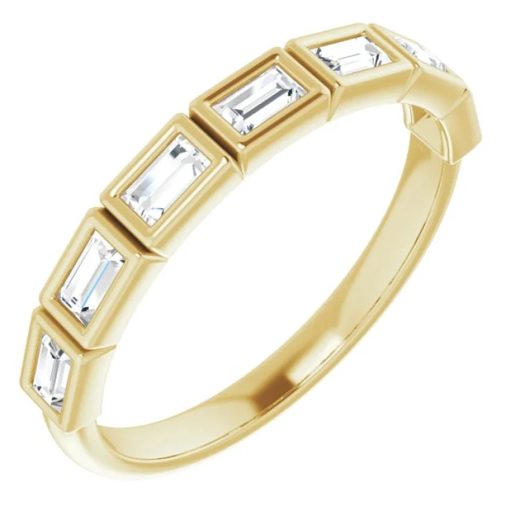 DaisyRings-14K Yellow 1/4 CTW Natural Diamond Anniversary Band