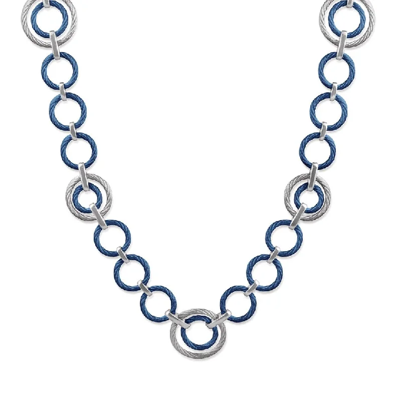 Stunning Diamond Necklaces-Cable Link Necklace